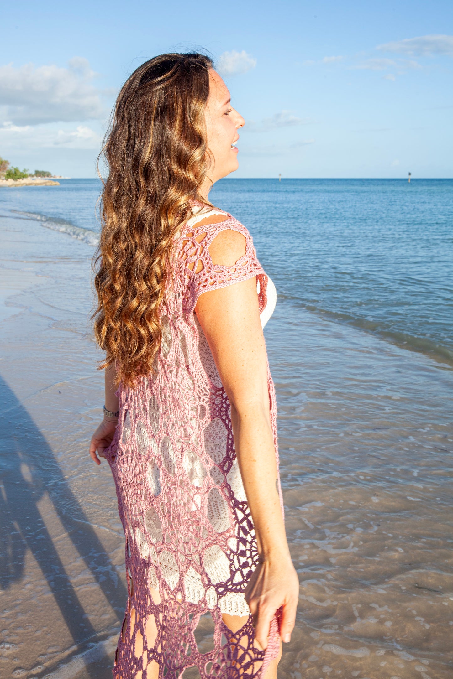 Snowflake Bloom Crochet Kimono