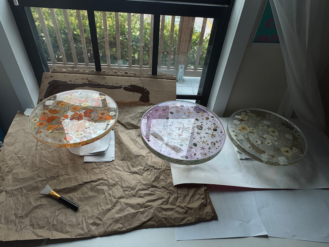 Epoxy Hanging tables part#1 🌸🪻🌷🌼🌹