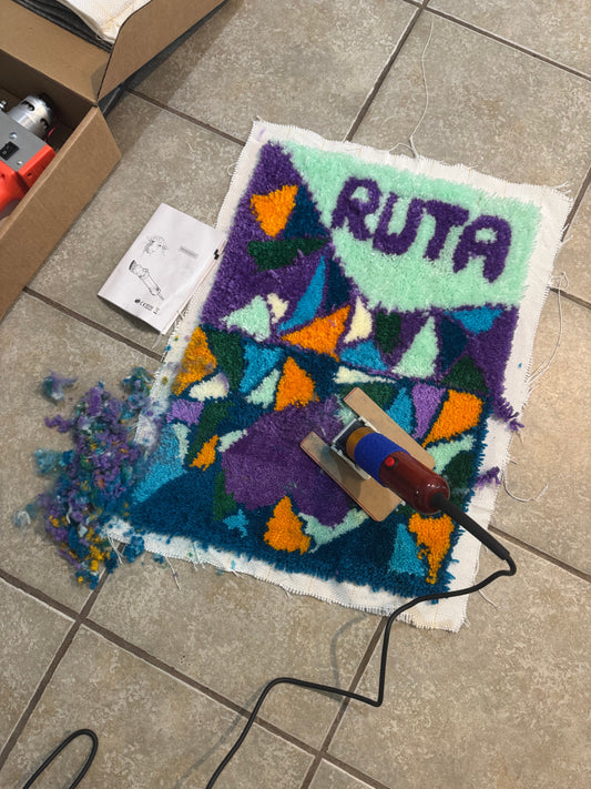 First tufting experience..