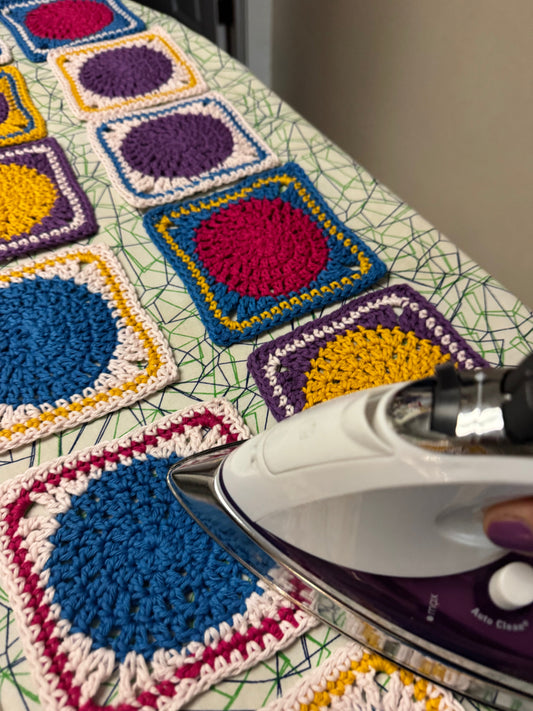 Colorful baby blanket ☀️