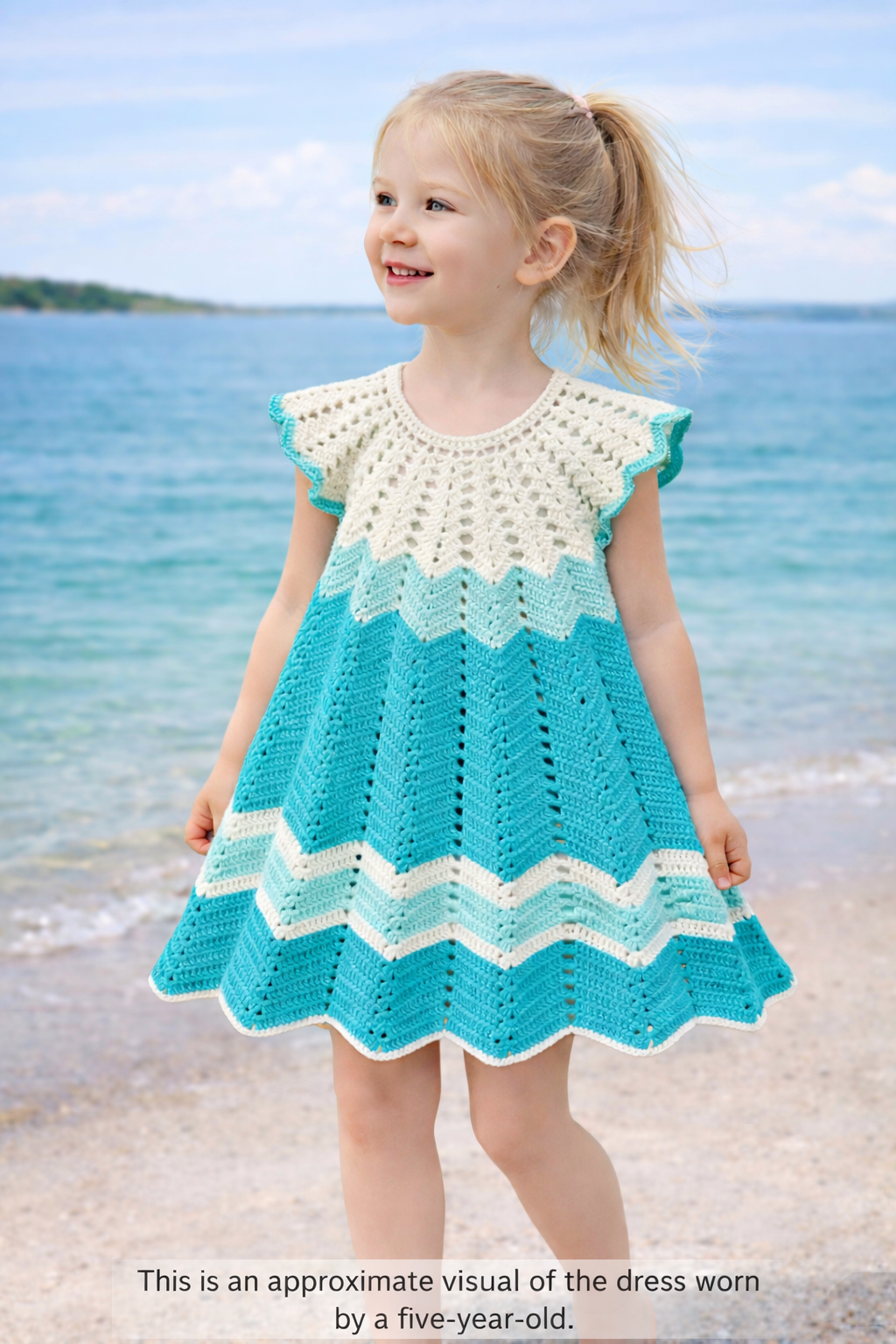 Seafoam Petal Dress