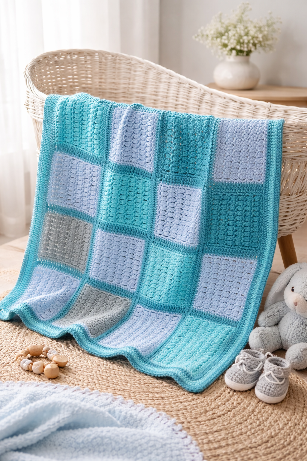 Baby Blanket - Seafoam
