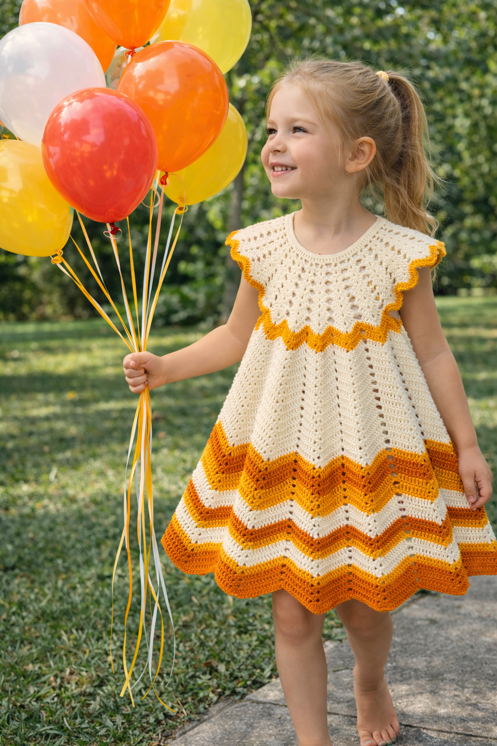 “Golden Leaves” Dress