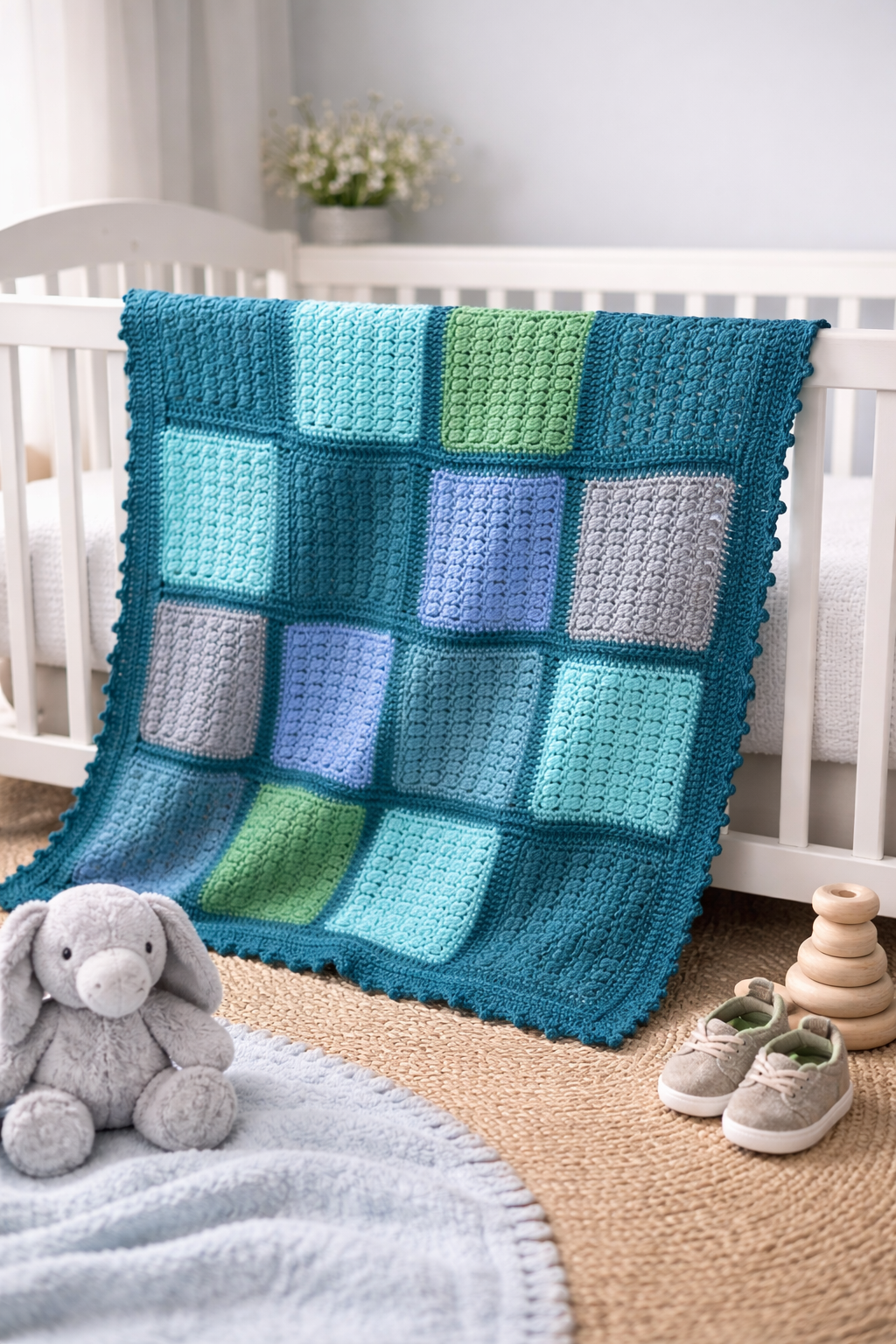 Baby Blanket - Green Apple