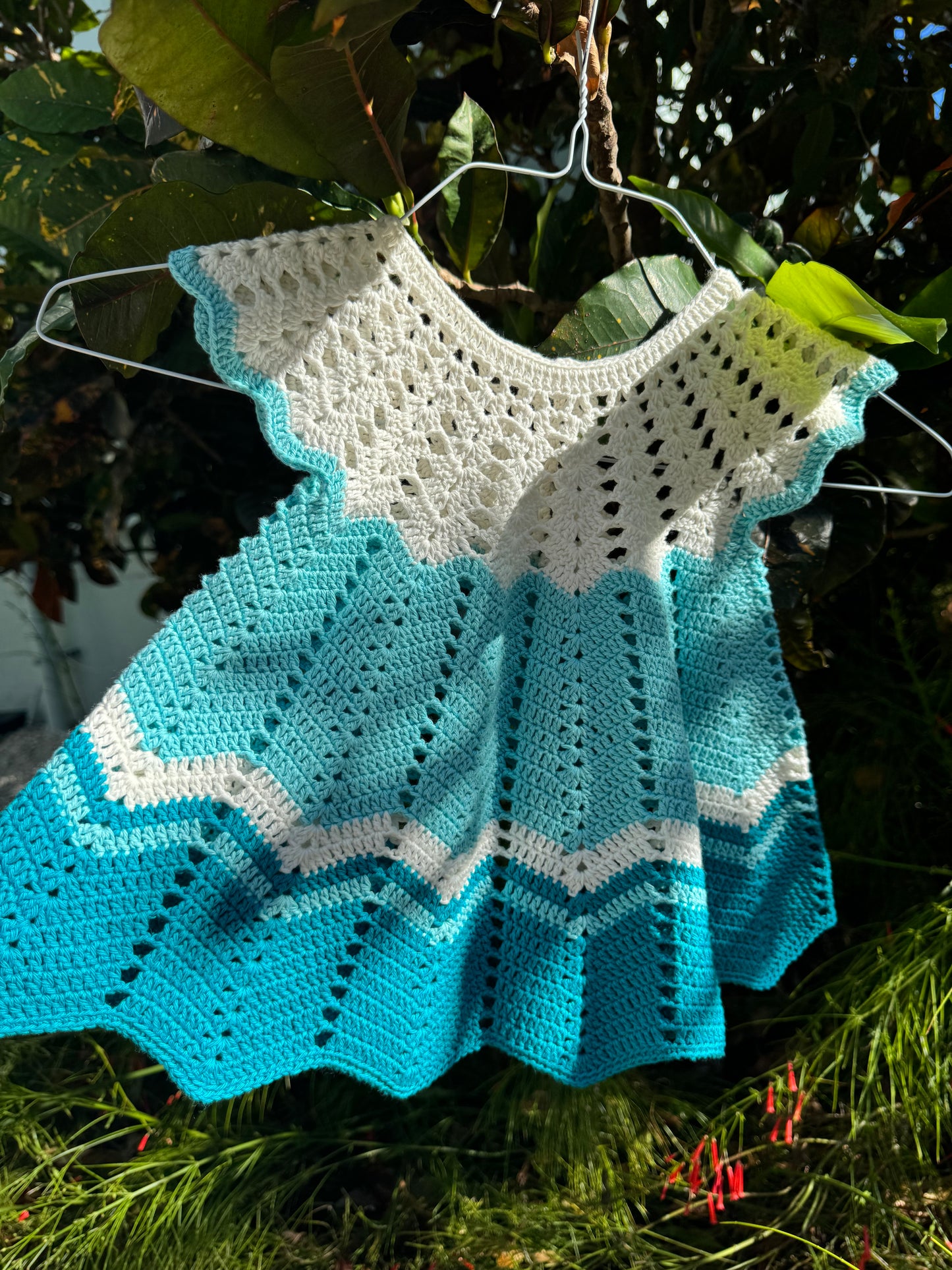 Seafoam Grace Baby Dress