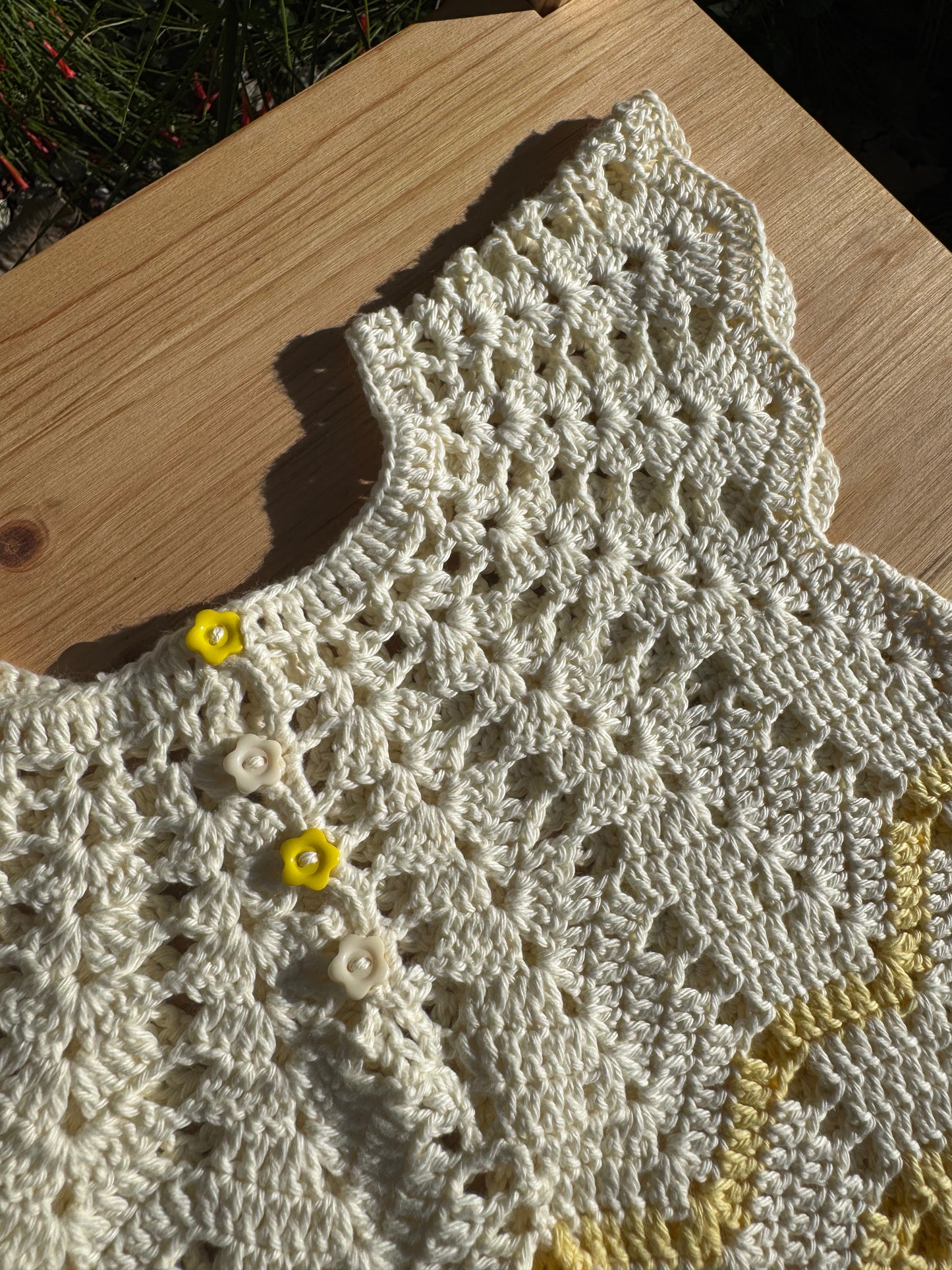 Lemon Whisper Baby Dress