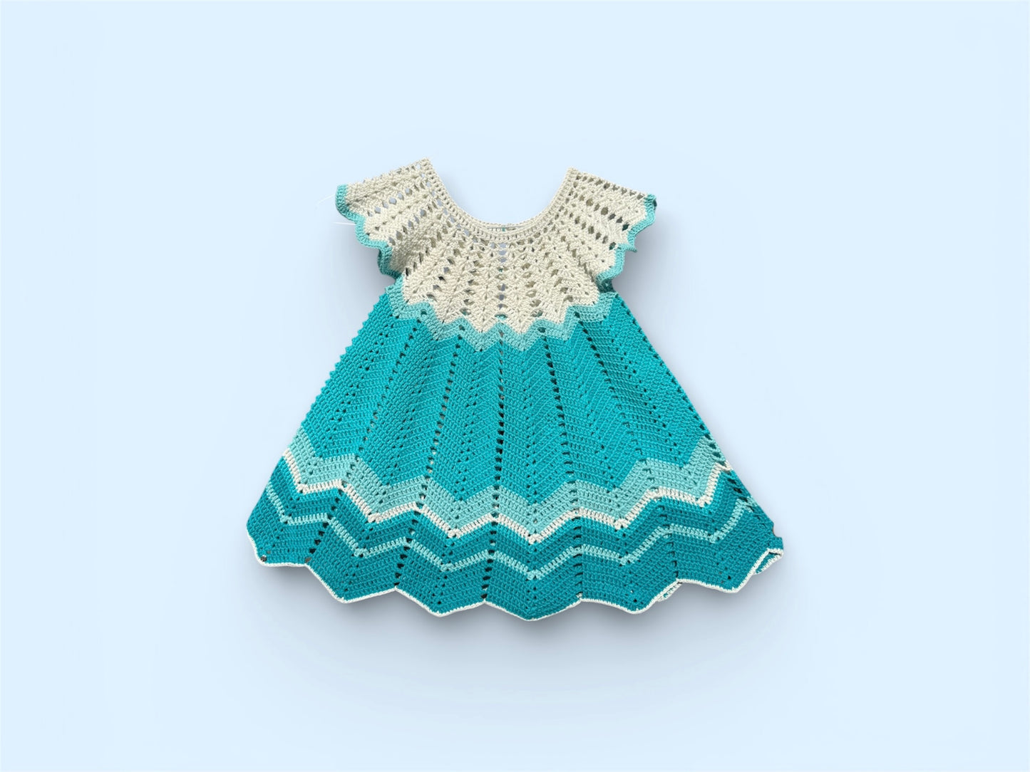 Seafoam Petal Dress