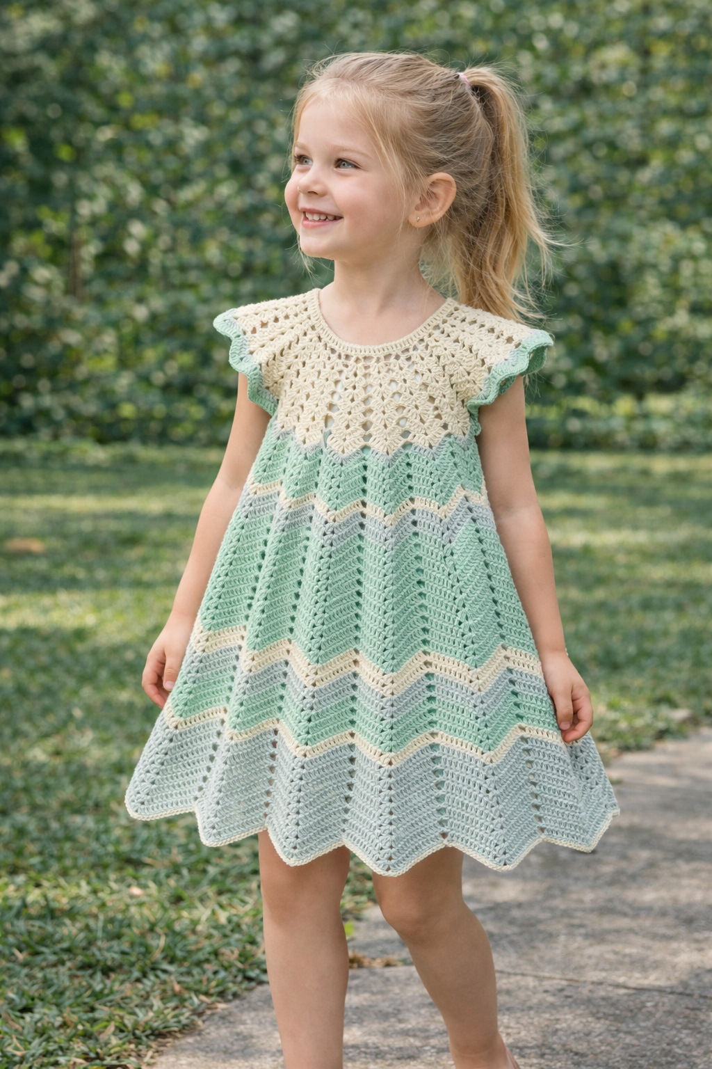 Mint Blossom Dress
